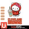 Cleveland Browns Hello Kitty Starbucks