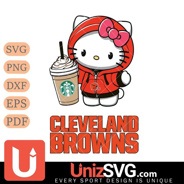 Cleveland Browns Hello Kitty Starbucks