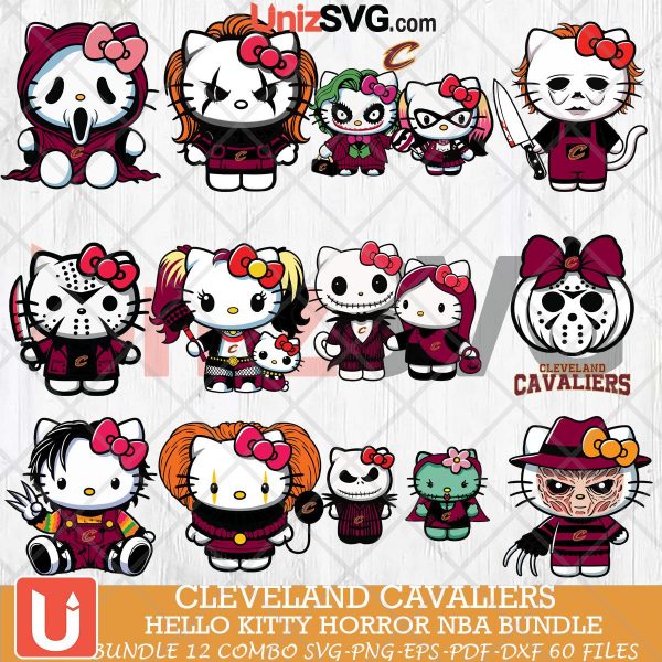 Cleveland Cavaliers Hello Kitty Horror bundle 12