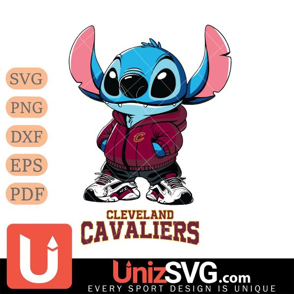 Cleveland Cavaliers Stitch Disney NBA