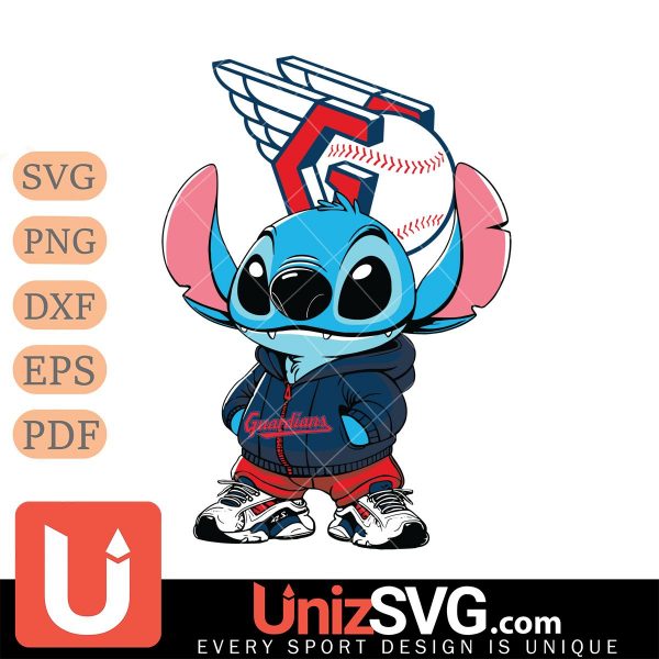 Cleveland Guardians Stitch Disney MLB