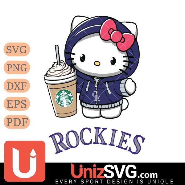 Colorado Rockies Hello Kitty Starbucks