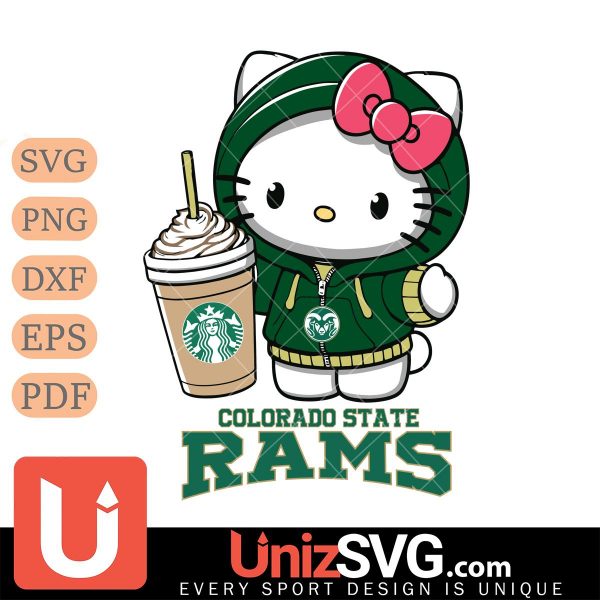 Colorado State Rams Hello Kitty Starbucks