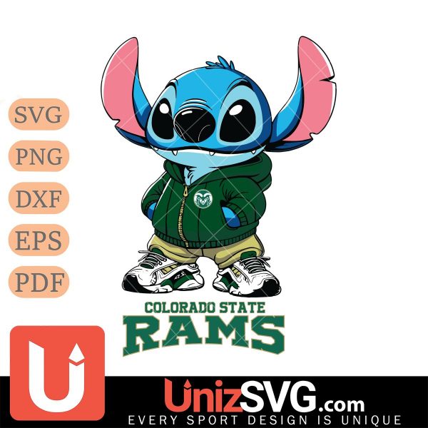 Colorado State Rams Stitch Disney NCAA