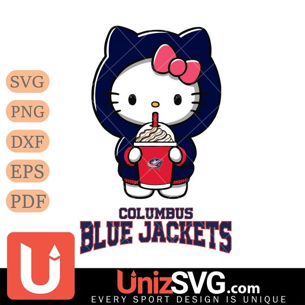 Columbus Blue Jackets Hello Kitty 1