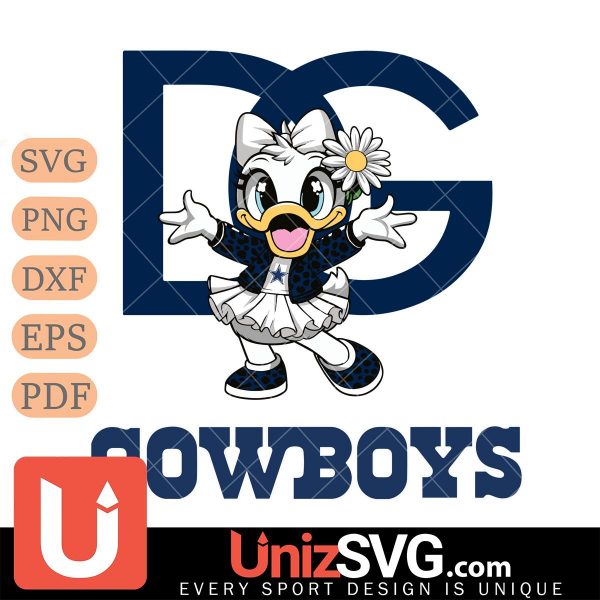 Dallas Cowboys Dolce And Gabbana Daisy Duck Disney