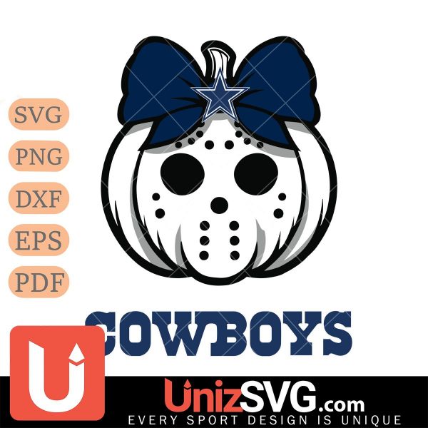 Dallas Cowboys Hello Kitty Jason Voorhees pumpkin Horror