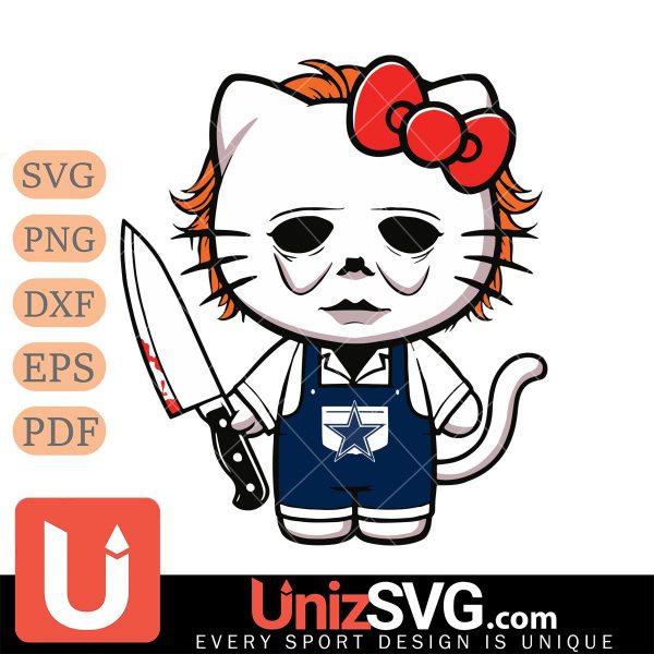 Dallas Cowboys Hello Kitty Michael Myers Horror