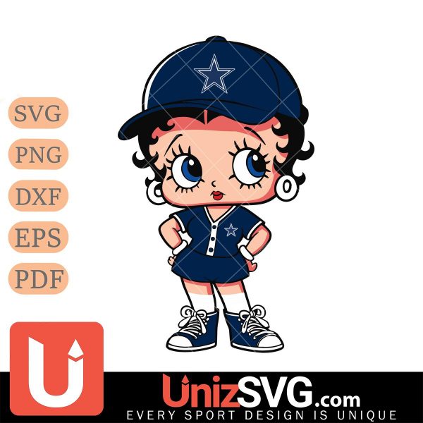 Dallas Cowboys betty boop