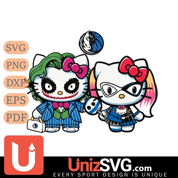 Dallas Mavericks Hello Kitty Joker x Harley Quinn Horror