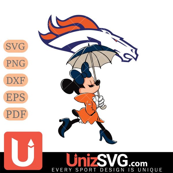 Denver Broncos Fancy Minnie