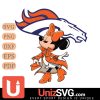 Denver Broncos Glamorous Minnie