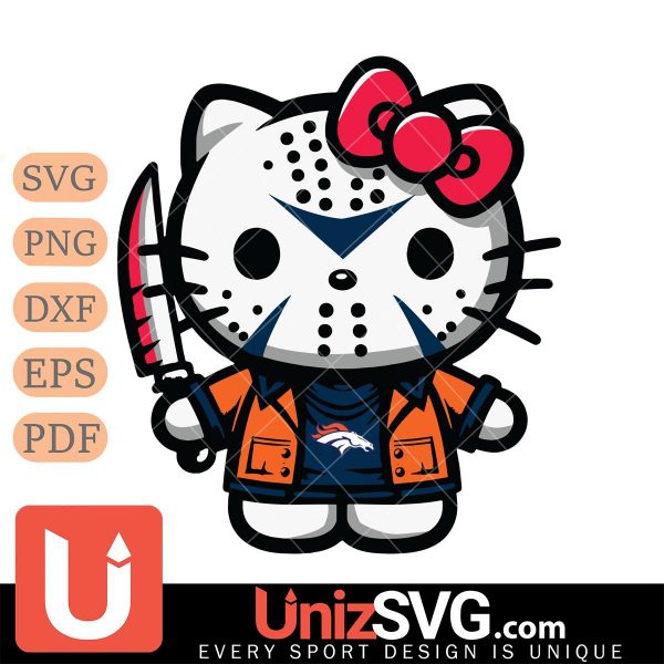 Denver Broncos Hello Kitty Jason Voorhees Horror