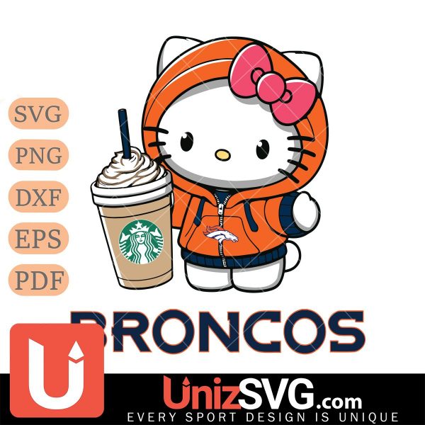 Denver Broncos Hello Kitty Starbucks