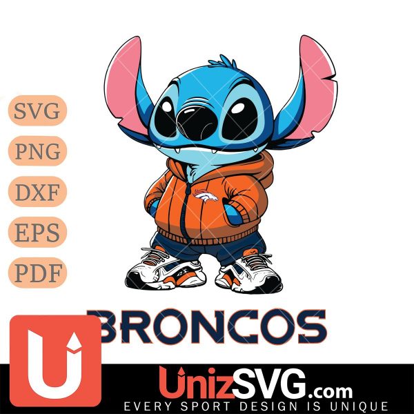 Denver Broncos Stitch Disney NFL