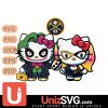 Denver Nuggets Hello Kitty Joker x Harley Quinn Horror