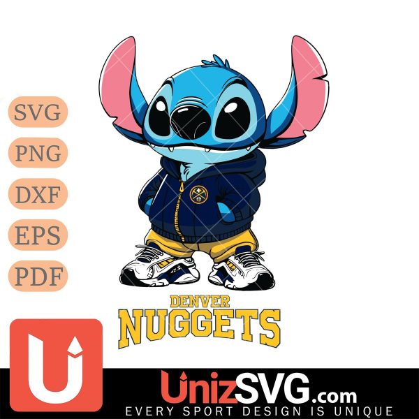 Denver Nuggets Stitch Disney NBA