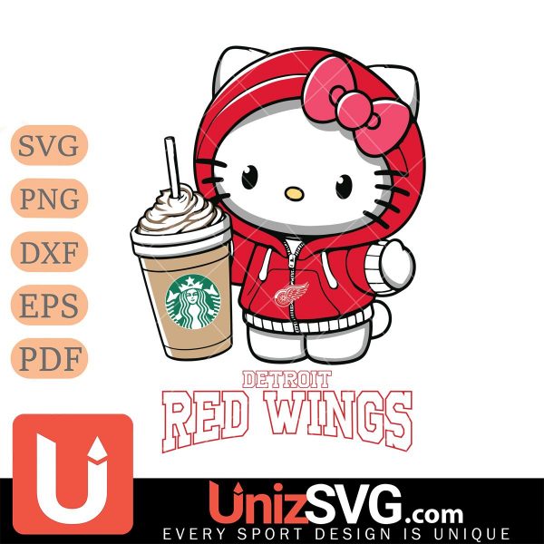 Detroit Red Wings Hello Kitty Starbucks