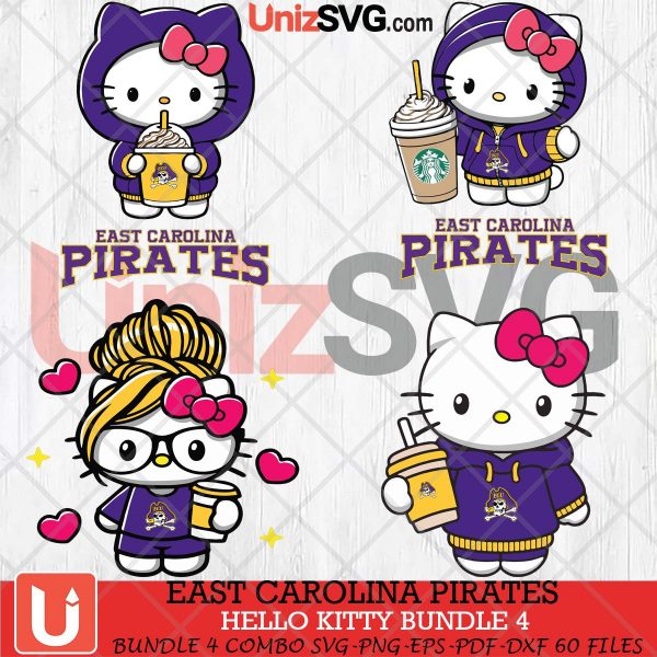 East Carolina Pirates Hello Kitty bundle 4