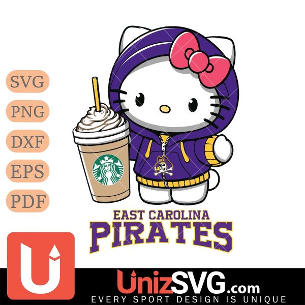 East Carolina Pirates Hello Kitty Starbucks