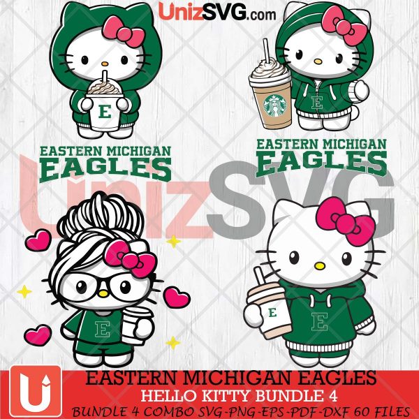 Eastern Michigan Eagles Hello Kitty bundle 4