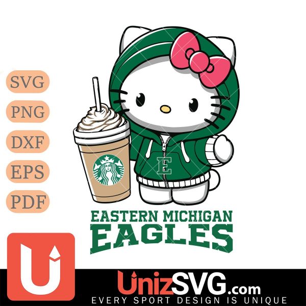 Eastern Michigan Eagles Hello Kitty Starbucks