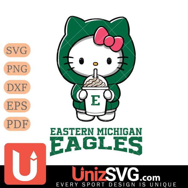 Eastern Michigan Eagles Hello Kitty Starbucks 2