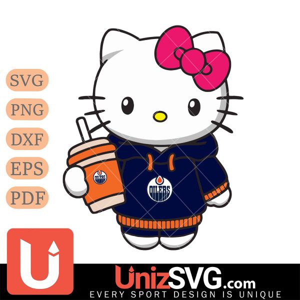 Edmonton Oilers Hello Kitty 2