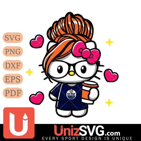 Edmonton Oilers Hello Kitty 3