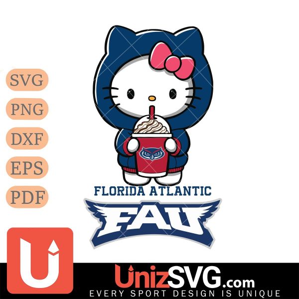 Florida Atlantic Owls Hello Kitty Starbucks 2