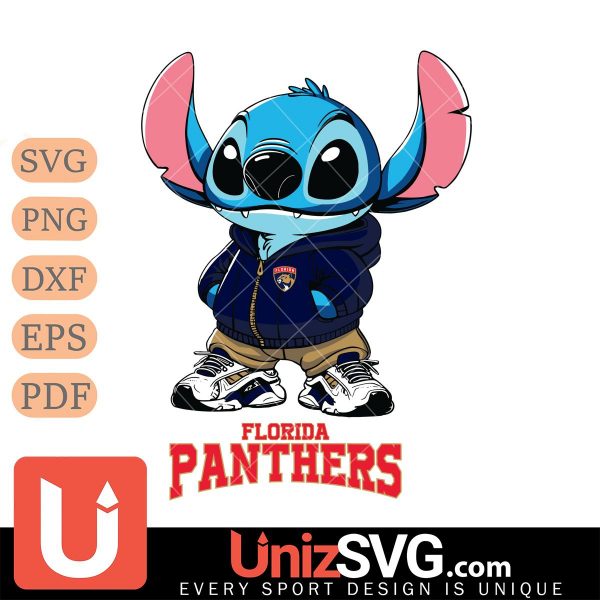 Florida Panthers Stitch Disney NHL