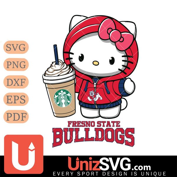 Fresno State Bulldogs Hello Kitty Starbucks