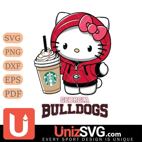 Georgia Bulldogs Hello Kitty Starbucks