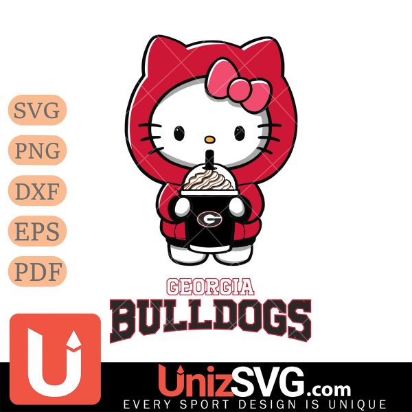 Georgia Bulldogs Hello Kitty Starbucks 2