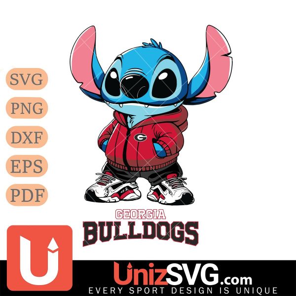 Georgia Bulldogs Stitch Disney NCAA