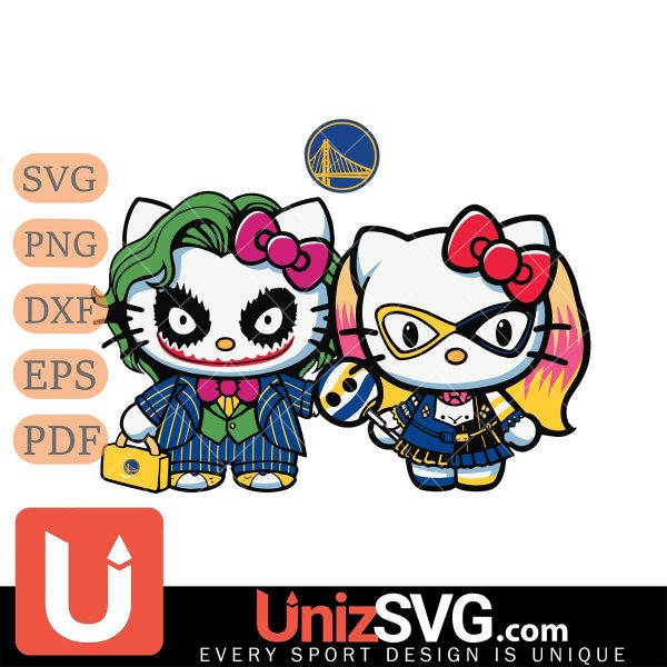 Golden State Warriors Hello Kitty Joker x Harley Quinn Horror