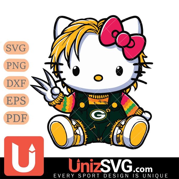 Green Bay Packers Hello Kitty Chucky Horror