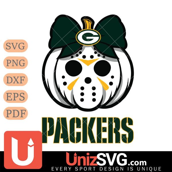 Green Bay Packers Hello Kitty Jason Voorhees pumpkin Horror