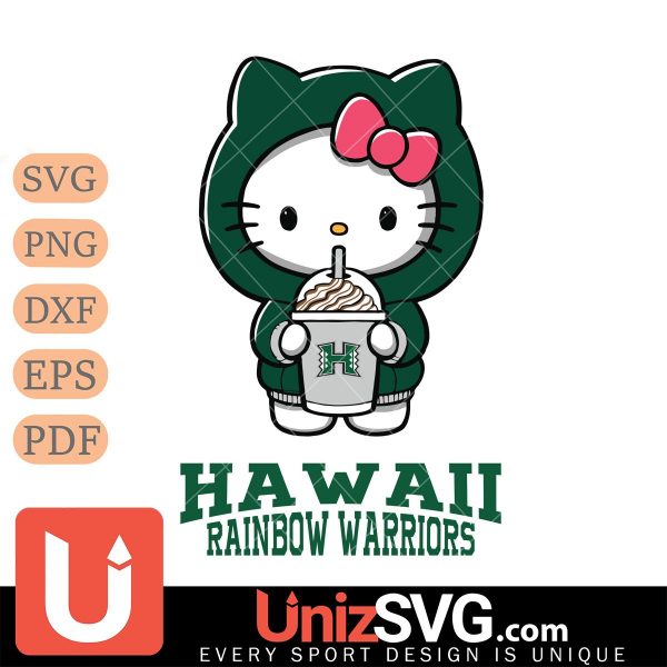 Hawaii Rainbow Warriors Hello Kitty Starbucks 2