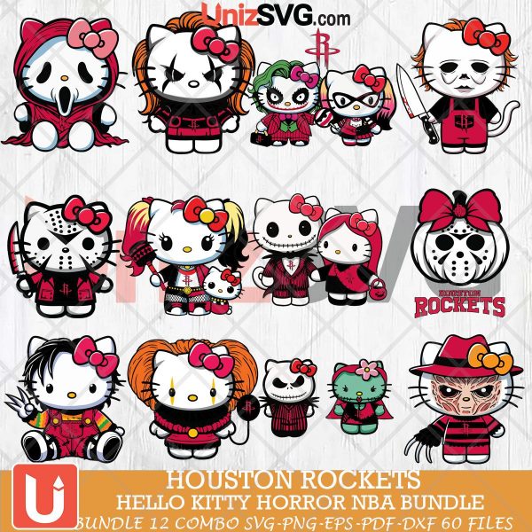 Houston Rockets Hello Kitty Horror bundle 12