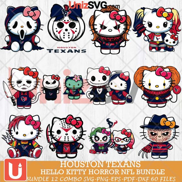 Houston Texans Hello Kitty Horror bundle 12