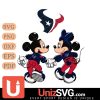 Houston Texans Fan Minnie And Mickey Love