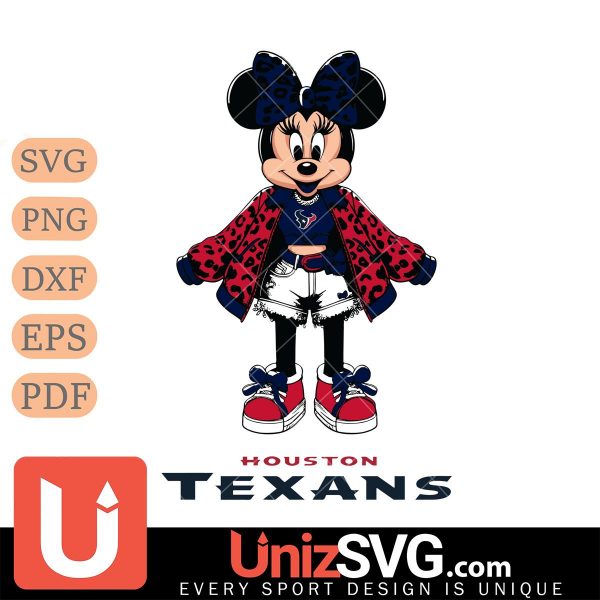 Houston Texans Style Minnie Disney