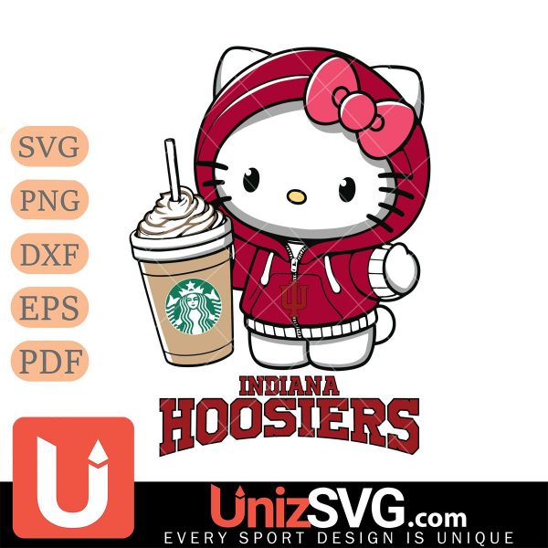 Indiana Hoosiers Hello Kitty Starbucks