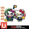 Indiana Pacers Hello Kitty Joker x Harley Quinn Horror