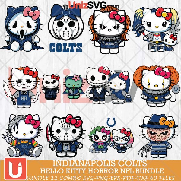 Indianapolis Colts Hello Kitty Horror bundle 12