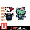 Indianapolis Colts Hello Kitty Jack Skellington & Sally Horror