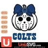 Indianapolis Colts Hello Kitty Jason Voorhees pumpkin Horror