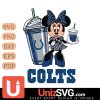 Indianapolis Colts Minnie Mouse Fan And Coffee