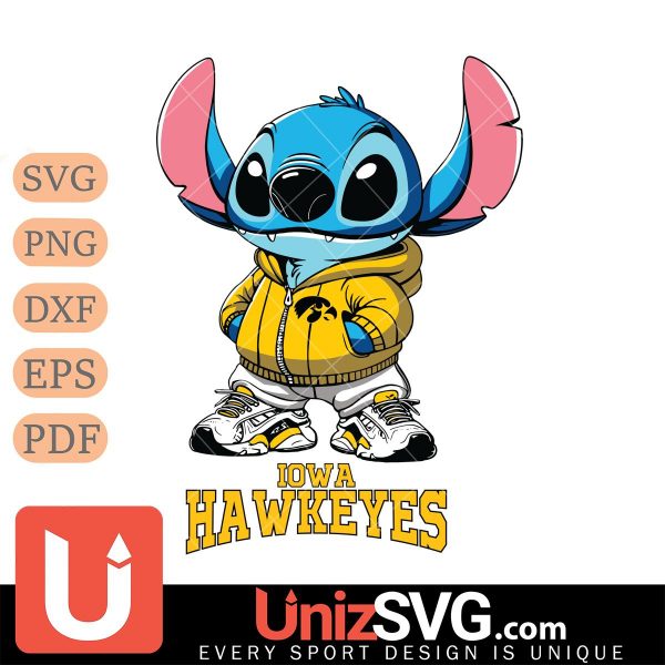 Iowa Hawkeyes Stitch Disney NCAA